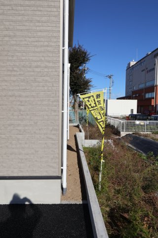 《仲介手数料無料》西区大字宝来1279-1新築一戸建てクレイドルガーデンの外観|撮影日 2025年11月10日 13:45 晴れ