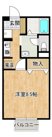 【間取り】 | セジュール春日 | 間取りです。ロフト付き。