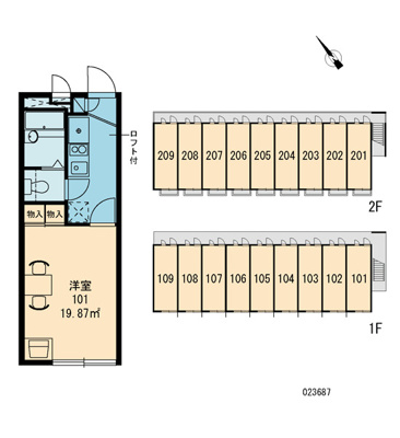 【区画図】 | レオパレスサンライズ