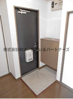 クレール津福1の玄関|毎日通る玄関はこちらです