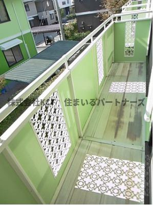 クレール津福1のバルコニー|バルコニーがあります