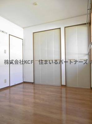 クレール津福1の寝室|寝室にぴったりのお部屋です