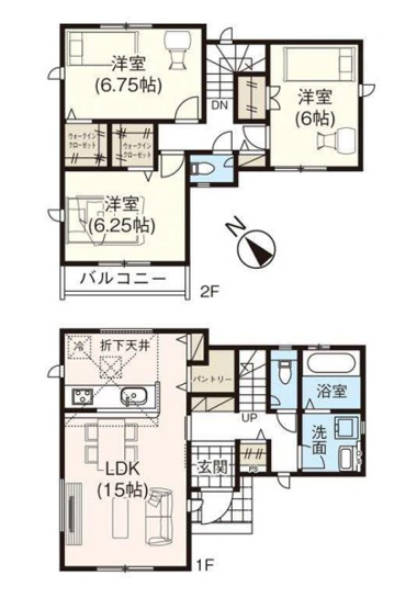 【間取り】 | 福岡市城南区友泉亭　2号棟（全2棟）【仲介手数料無料・0円】 | 平日、土日祝日もお好きな日時にご見学可能です。お気軽にお問合せ下さい。