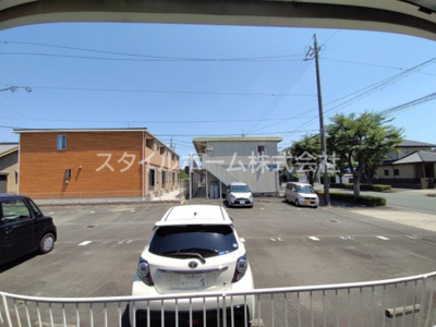 【展望】 | サンコーポ山田　B | 駐車場があるので、車を買う予定の方も安心です