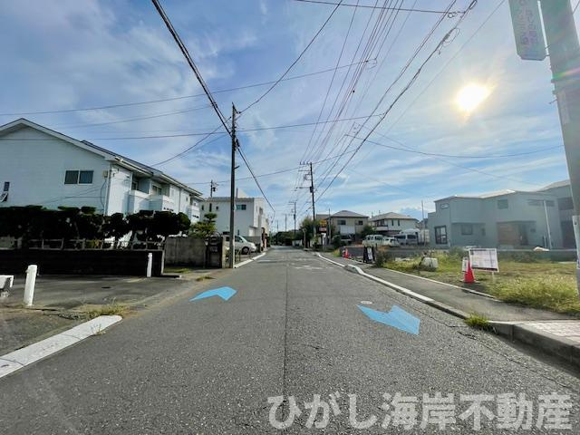 藤沢市辻堂東海岸　売地　全6区画の前面道路含む現地写真|現地外観