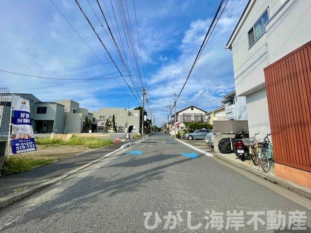 藤沢市辻堂東海岸　売地　全6区画の前面道路含む現地写真|現地外観
