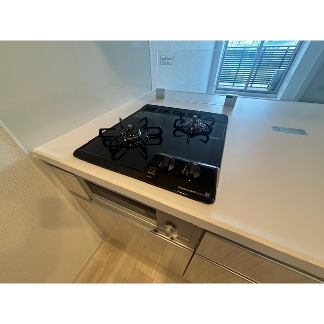 アドバンス名古屋ブランシュのキッチン|２口ガスコンロ