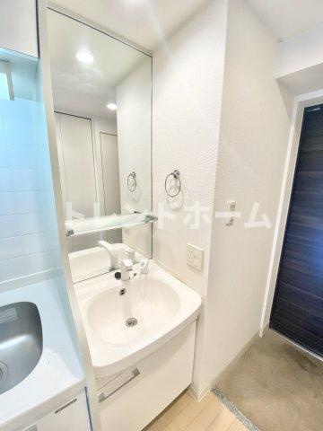 プレサンス天満橋アンジェの独立洗面台|選べる家電プランあり！！