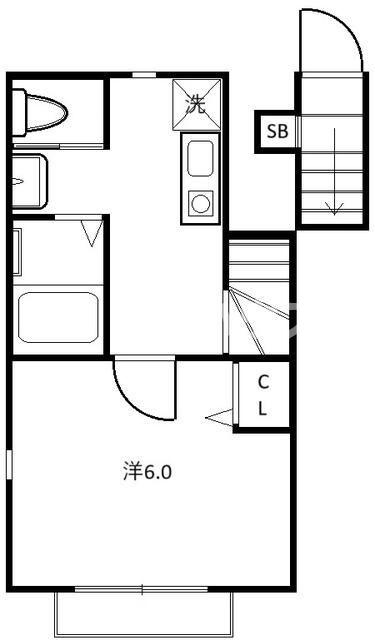 ベレガンス津田沼Ⅱの間取り