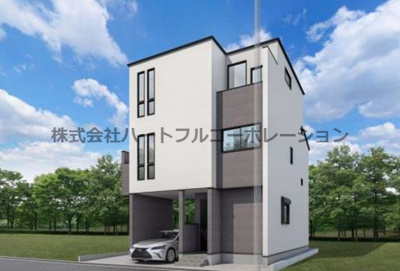 【外観】 | 神戸市須磨区行平町２丁目　新築戸建B号棟　仲介手数料無料！ | 須磨区行平町２　新築B号棟　仲介手数料無料！