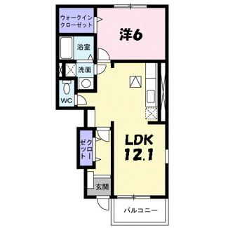 【間取り】 | グリーン・エコーⅠ