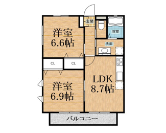 【間取り】 | Clair