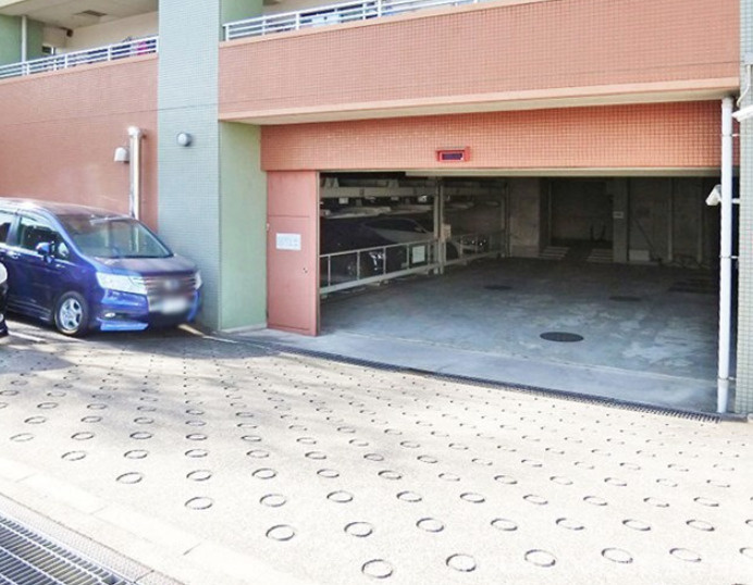 和光市白子３丁目の中古マンションの駐車場|敷地内駐車場です