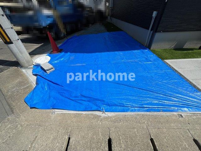 高知市朝倉丙　4期2棟-1 新築戸建ての駐車場|北側