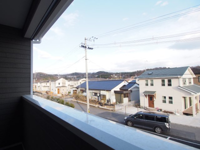 【展望】 | Cradle garden　本宮市高木第６　１号棟