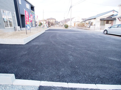 【駐車場】 | Cradle garden　本宮市高木第６　１号棟