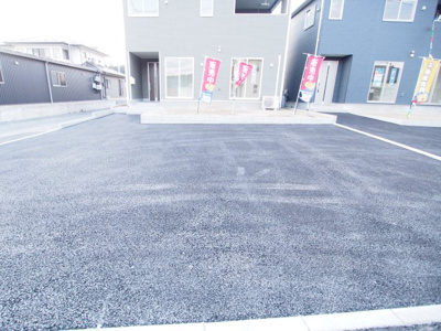 【駐車場】 | Cradle garden　本宮市高木第６　１号棟