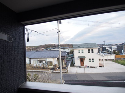 【展望】 | Cradle garden　本宮市高木第６　２号棟