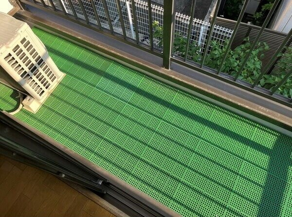 ハースヒルズ赤池Ⅲのバルコニー