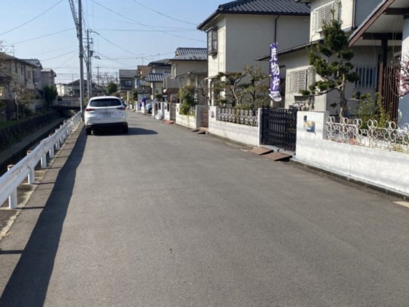 木津川市木津南後背　中古戸建の前面道路含む現地写真|前面道路含む現地写真です