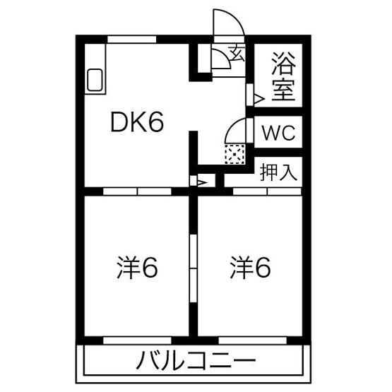 【間取り】 | グリーンシティサンシャインB棟