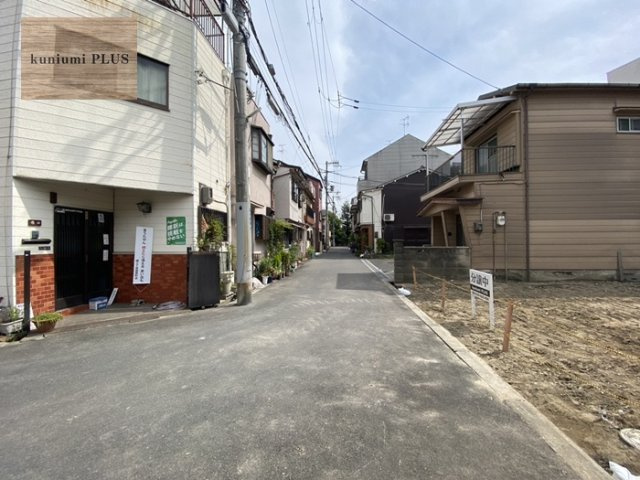 大阪市鶴見区緑3丁目の前面道路含む現地写真