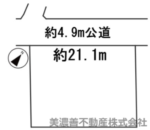 ６５０６８　岐阜市早田東町土地の区画図