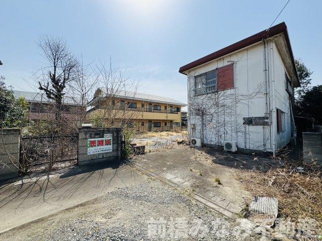 【土地】前橋市箱田町　約１３６坪の前面道路含む現地写真