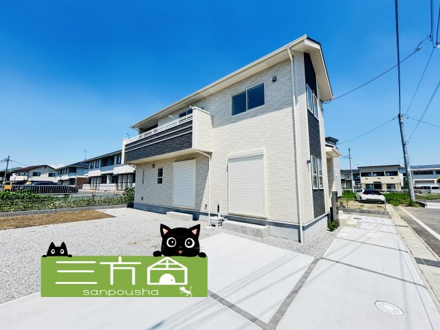 新築　前橋市上新田町　全５棟　Blooming　Garden　3号棟の外観|現地写真　2025年6月完成しました！ご内覧等、お気軽にお問合せください♪　							
