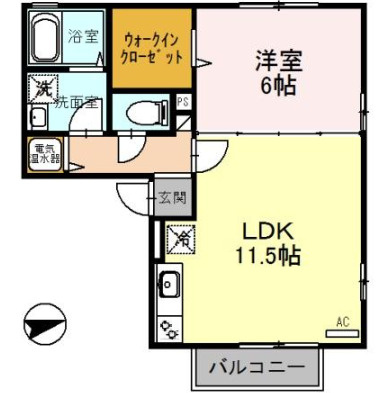ラフィーネ林Ⅱの間取り