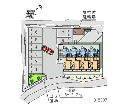 【駐車場】 | レオパレスParadiso | 画像4