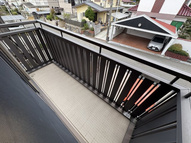 柚垣様戸建Ⅱ　A棟のバルコニー