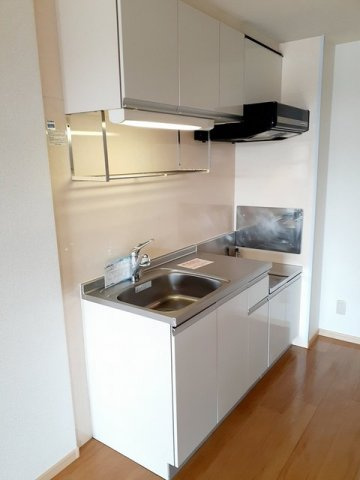 レインボータウンＡのキッチン|２口コンロ設置可能です★