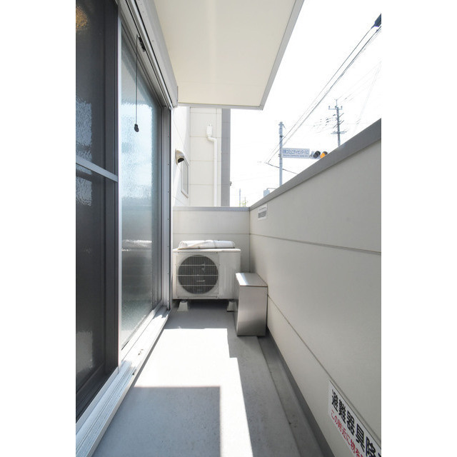 久留米市荘島町のアパートのバルコニー|バルコニーがあります