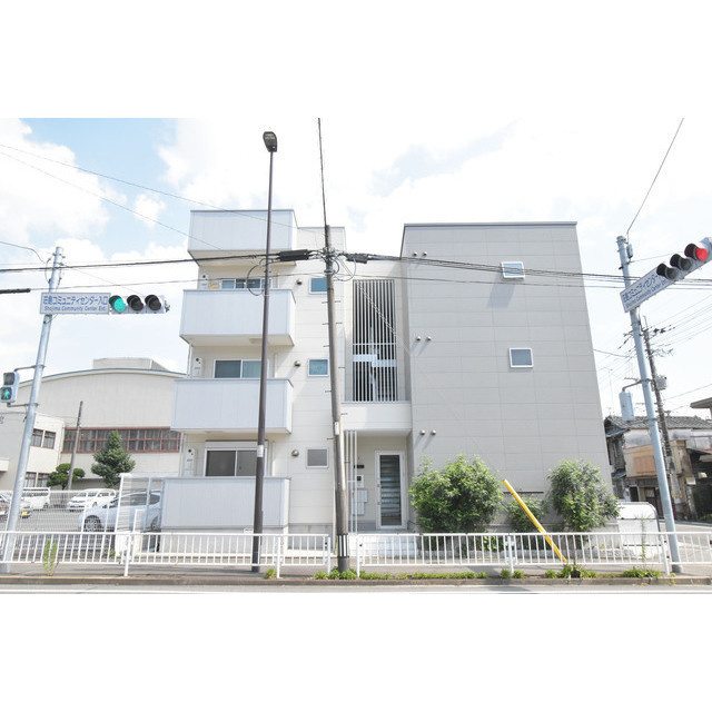 久留米市荘島町のアパートの周辺