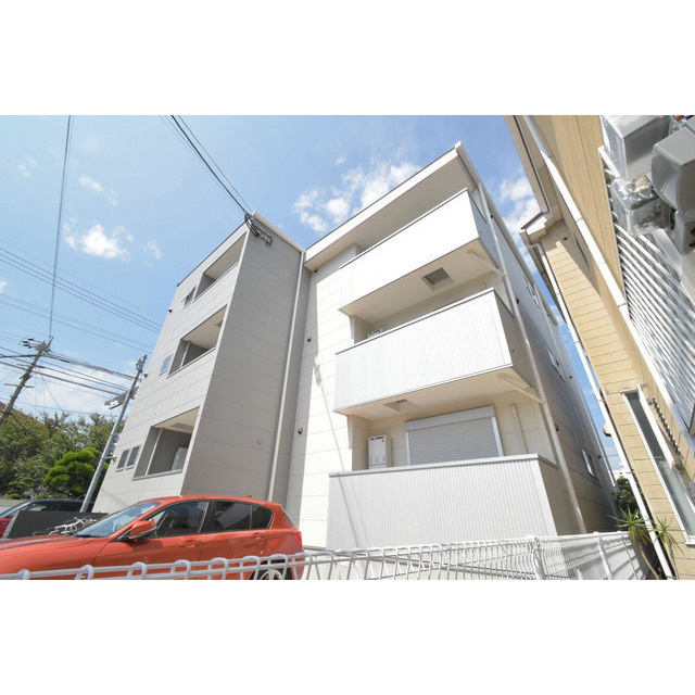 久留米市荘島町のアパートの外観