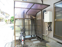 屋根付駐輪場