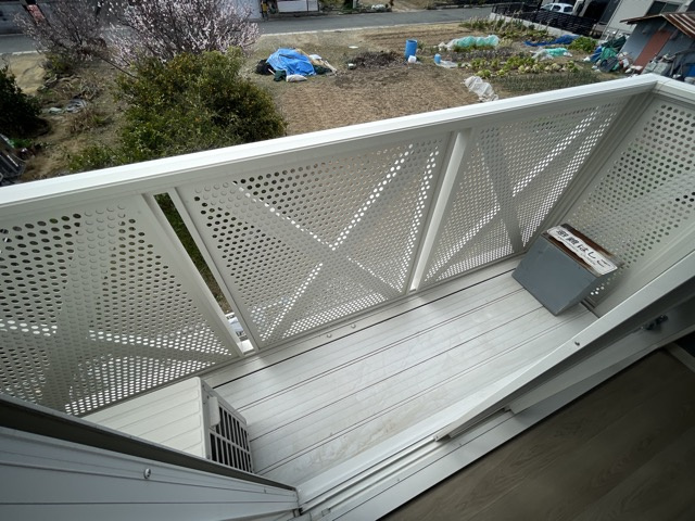 メゾンさつきのバルコニー