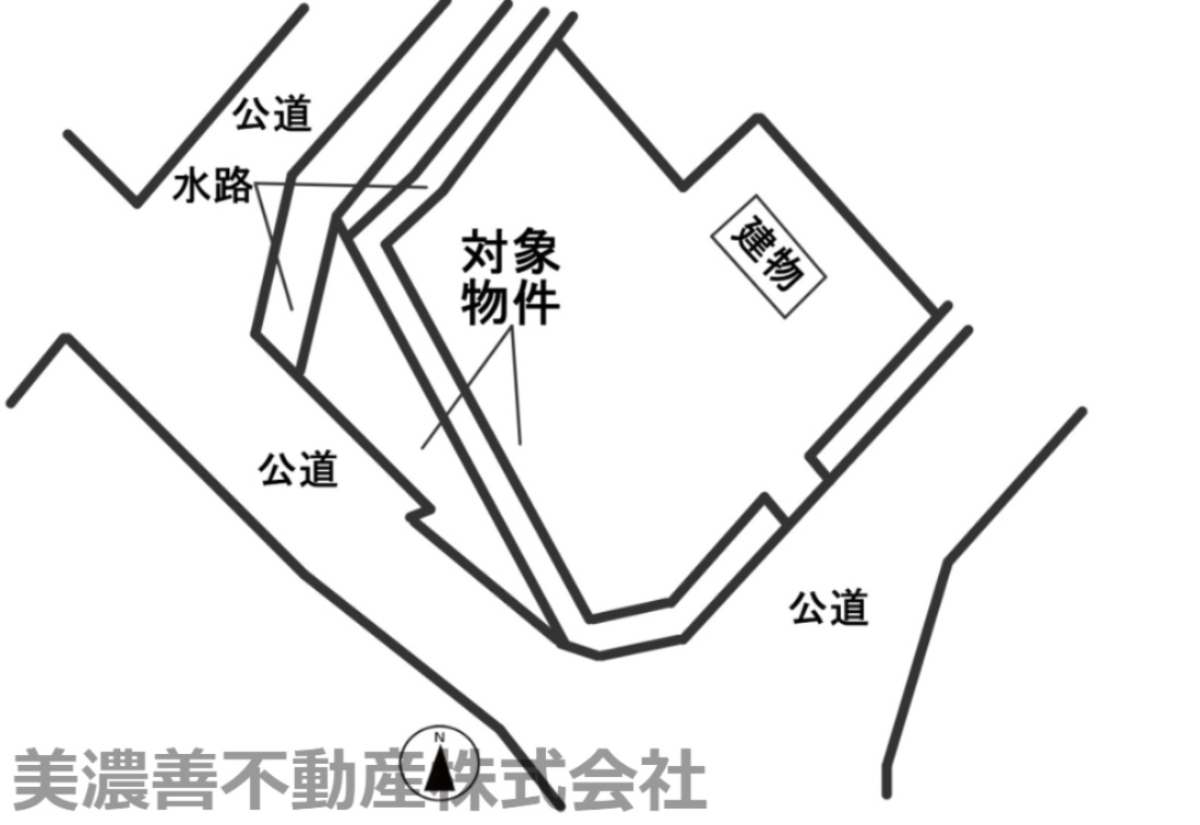 ６４７１９　揖斐郡揖斐川町上野中古戸建ての区画図