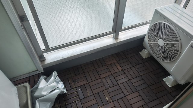 N-CUBE樽屋町のバルコニー