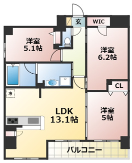 【間取り】 | アールズコート御所南