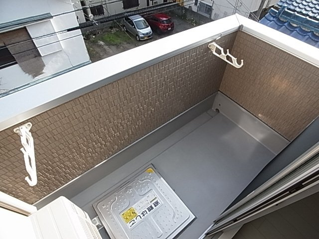 神戸市兵庫区御崎町１丁目のアパートのバルコニー|バルコニー