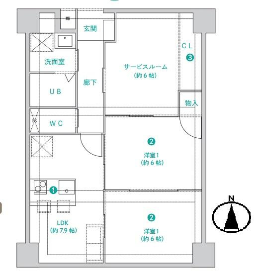 瀬戸市薬師町の中古マンションの地図