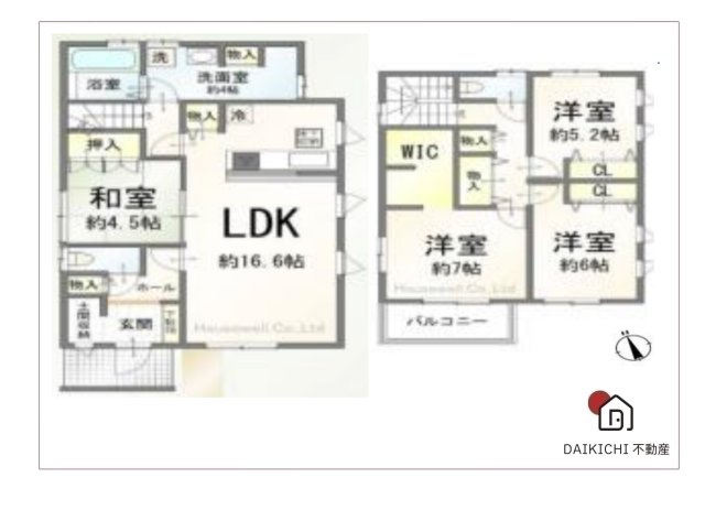 【間取り】 | 鴻巣市宮前　中古戸建