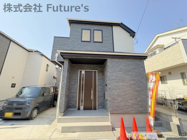 流山市鰭ヶ崎　新築戸建　全2棟　1号棟の外観|2025年3月完成の新築分譲戸建て