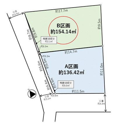 ■価格改定■和泉中央南4丁目 土地 3690万～3990万円の区画図