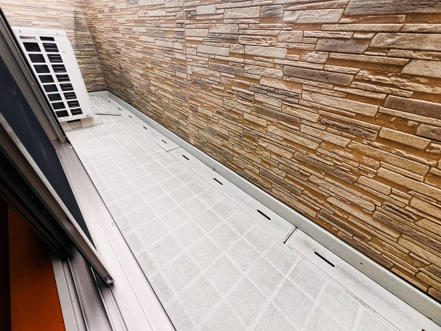 パークサイドＡのバルコニー