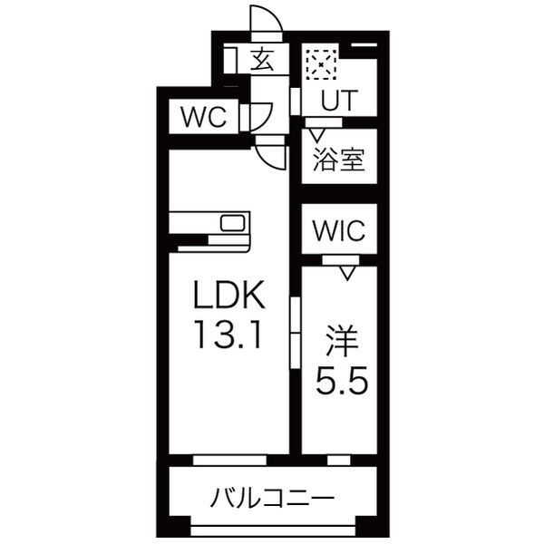 RⅦ(アールセブン)の間取り