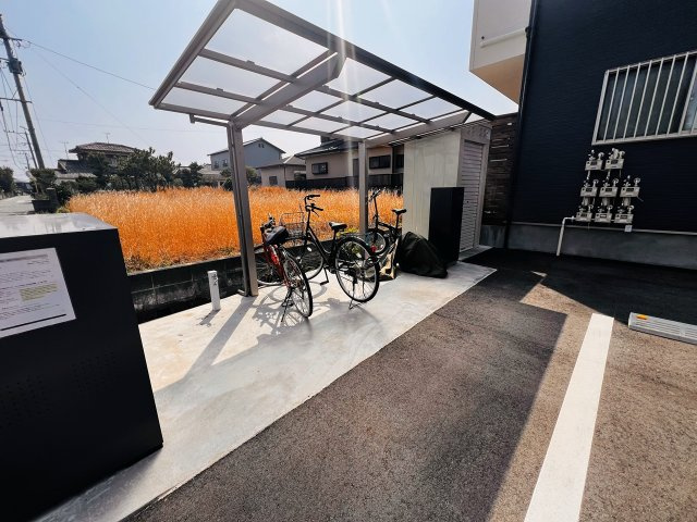 ウィスタリアⅡのその他共用部分|駐輪場です。