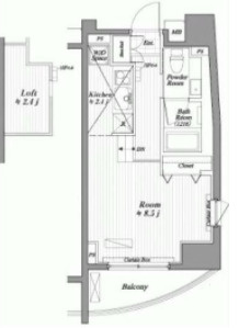 【間取り】 | ブランシック白金台 | ブランシック白金台